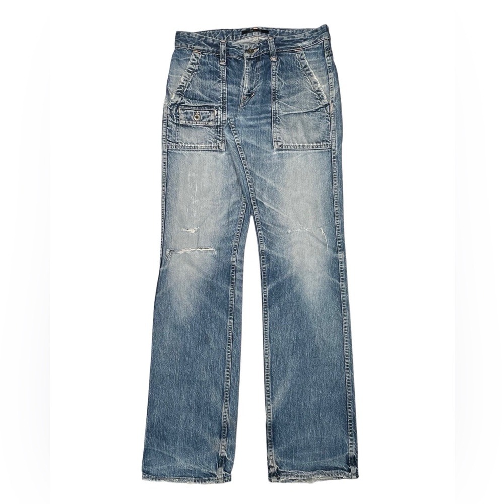 1990s Johnbull Japanese Distressed Faded Japanese Denim